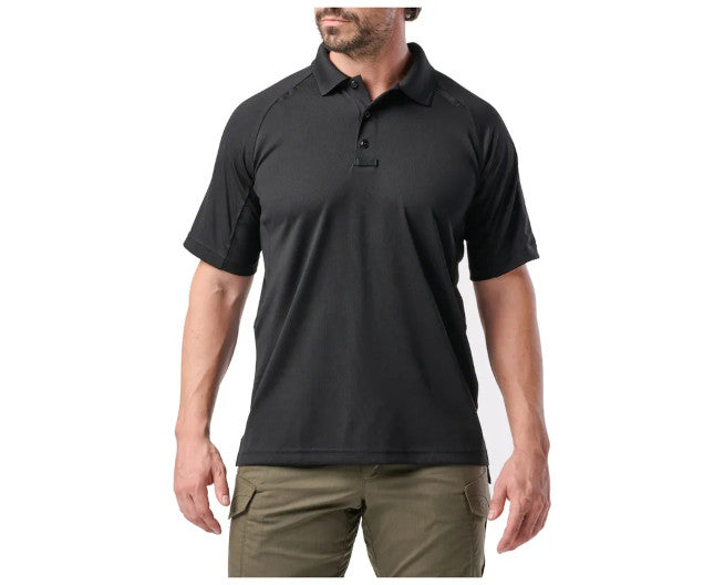 Black performance polo hotsell